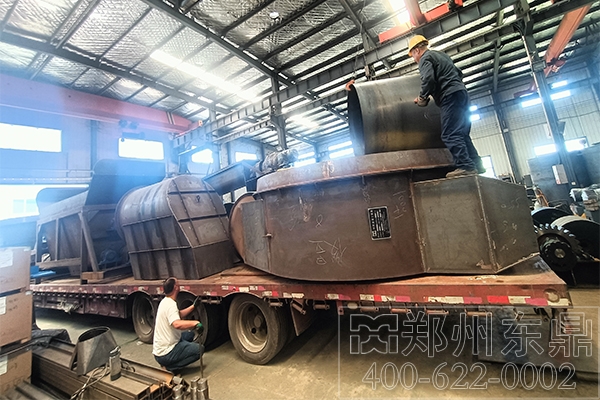 陜西咸陽大型煤泥烘干機(jī)項目裝車發(fā)貨